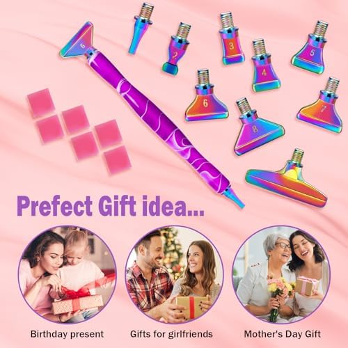 DoreenBow 21Pcs Diamond Art Tools Metal Thread Tip Diamond Art Accessories