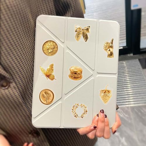 50 Pcs Gold Foil Stickers Waterproof Aesthetic for Planners