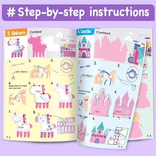 EZCRA Fairy Sewing Kit for Kids Ages 4-8 - 8 Felt DIY Projects