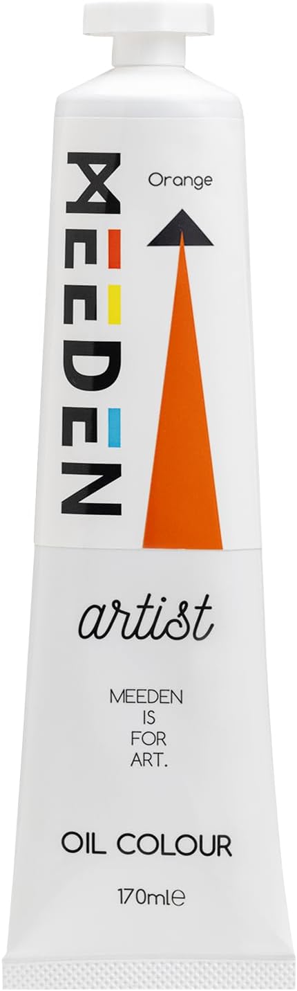 MEEDEN Artist Grade Oil Paint: Orange - 170ml/5.7oz Tube | Professional Art Paints and Supplies for Canvas Painting