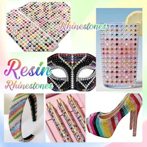 32000Pcs Color Rhinestones Bedazzling Kit, 3mm Gems Crafting