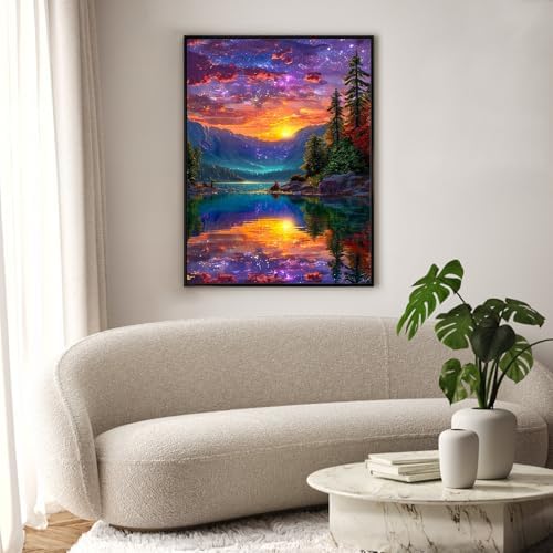 Diamond Art Kits for Adults & Beginners, Sunset Diamond Painting Kit