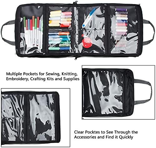 PACMAXI Sewing Accessories Storage Bag, Knitting, Craft Tools