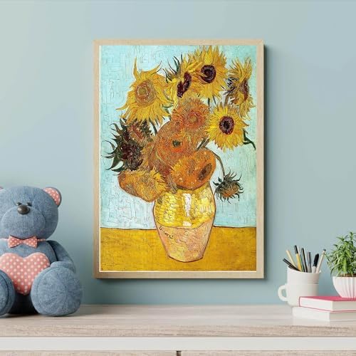 VeGuude Diamond Art Kits forAdults,Van Gogh Sunflowers Diamond Painting Kit