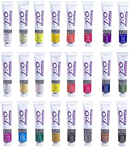 Daler Rowney Graduate 22ml Oil Paint Set, 24 Assorted Colours, High Lightfastness, For Student Artists & Hobbyists