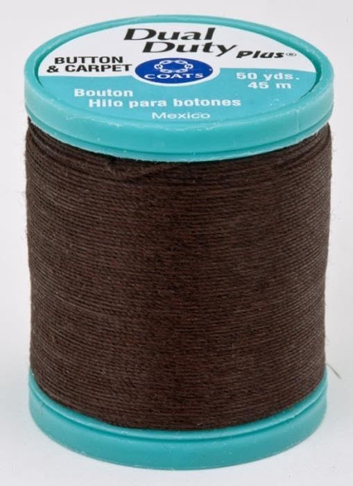 Coats & Clark S920 | Dual Duty Plus Button and Craft Thread (8960 - Chona Brown)