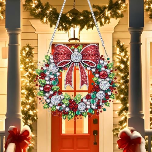 Christmas Hanging Diamond Art Kits for Adult DIY Diamond Painting Kit