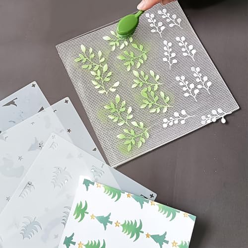 Alinacutle 1pc 7in x7in Sticky Grip Mat Multi-Use Non-Slip Sticky Mats for DIY Art Card Making Hold Your Cardstock in Place, Easy to Clean and Reusable, Scrapbooking Card Making Tool