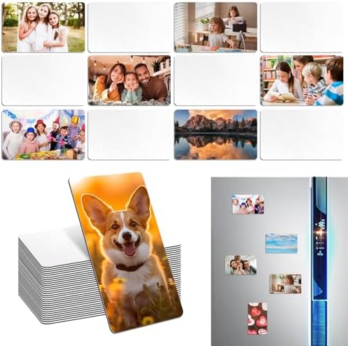 30 PCS Sublimation Magnet Blanks Bulk, 3x5 Inch, Soft Magnetic