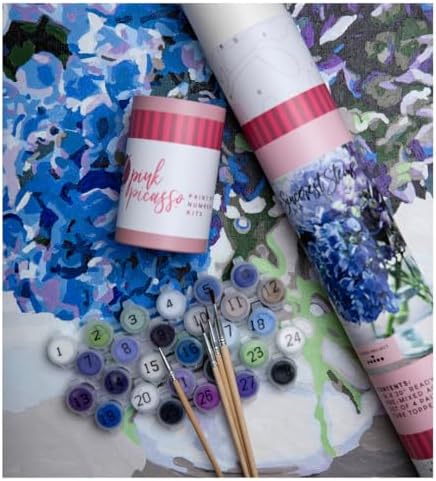 Pink Picasso Paint by Number Kit, for Adults & Teens,16x20, Sincerest Stems