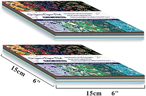 Origami Paper 6x6" Double Sided 100Sheets 50Colors Origami Kit,Craft Paper