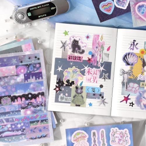 Japanese Retro Sticker Book, 2 Set Sticker Books, Dreamy Fairy