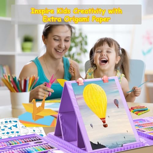 Art Supplies, 272 Pack Art Set Crafts Drawing Kit for Kids Girls Boys Teens