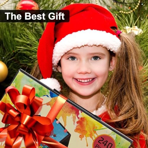 VigorFun Art Supplies 240 PCS, Art Set Crafts Drawing Kits for Kids Teens