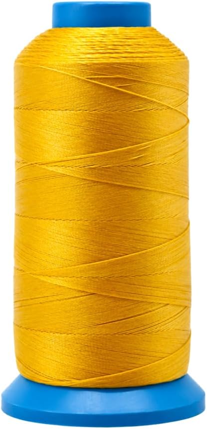 Mandala Crafts Size 69 210D T70 Gold Combo Bonded Nylon Thread, 6000 YDs