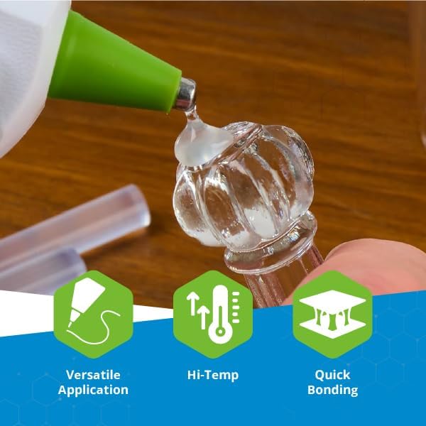 Adtech 100ct-2-100ct High Temp Mini Size Glue Sticks, Clear (Pack of 8)