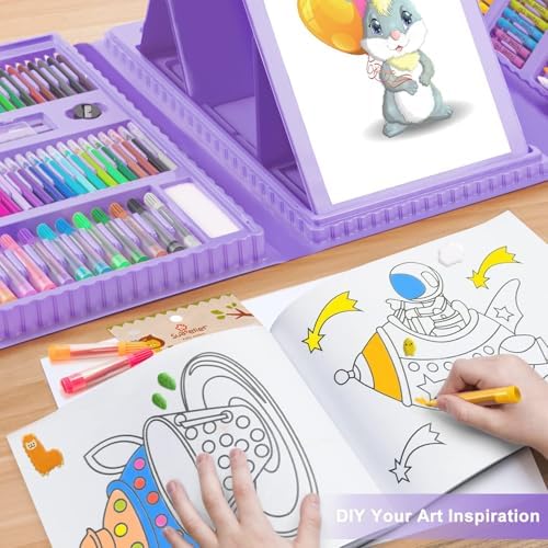 Art Supplies, 272 Pack Art Set Crafts Drawing Kit for Kids Girls Boys Teens