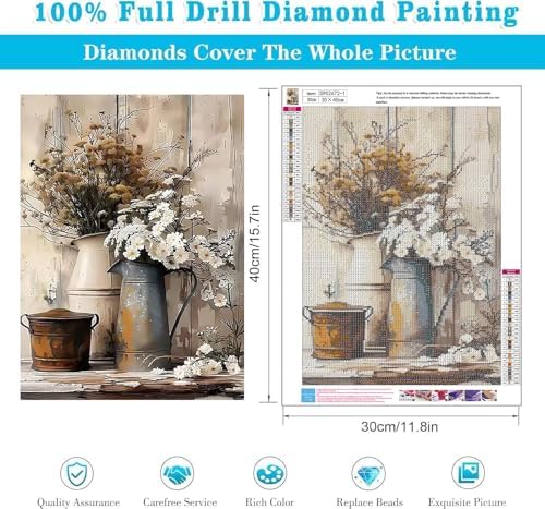 3 Pack Square Diamond Art Kits for Adults Diamond Painting Kit for Beginner