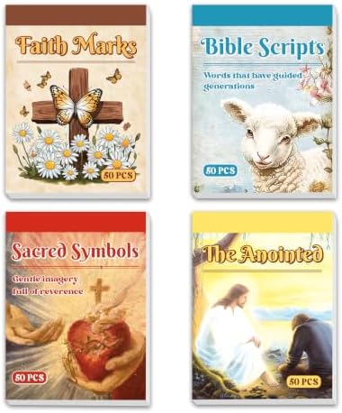 200 Sheets Christian Inspirational Bible Scripture Sticker Book