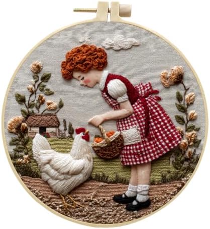 Embroidery Kit for Adult Craft Lovers, Embroidery DIY Starter Kit