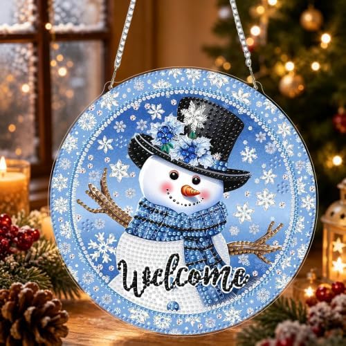 Christmas Hanging Diamond Art Kits for Adult DIY Diamond Painting Kit