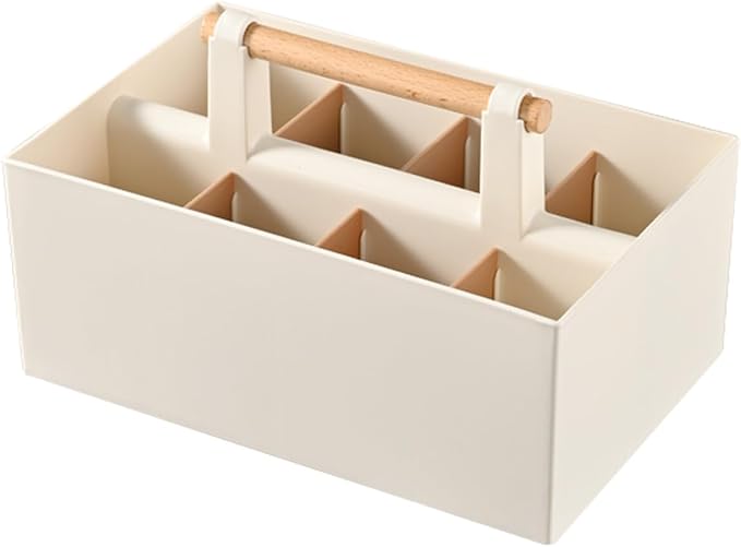 Buqoo Desk Organizer with 8 Compartments for Office Supplies