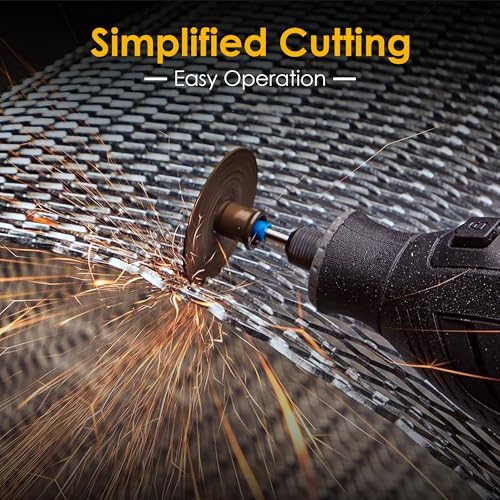 44 Pcs Pink Cutting Wheel Set Compatible with Plastic for Rotary Tool
