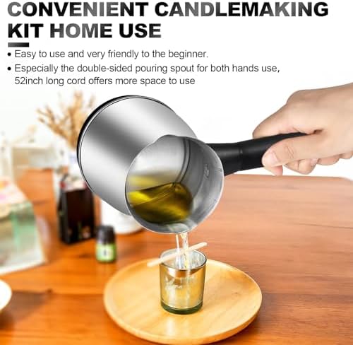 POLYHNIA Electric Candle Making Kit with Wax Melter