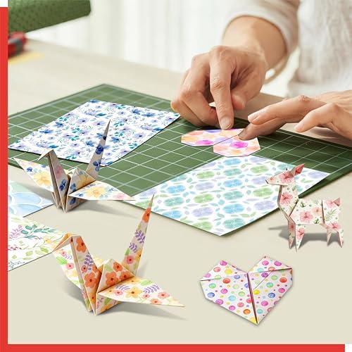 30 Sheets Garden Floral Paper Pad, Double-Sided Scrapbook Paper with Unique Soft Fresh Designs Decorative Scrapbooking Supplies For Card Making, Album, Stamping, Background Decoupage