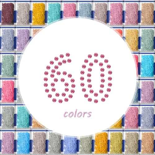 ZORETCO 30000 Pcs 60 Colors Diamond Art Painting Beads