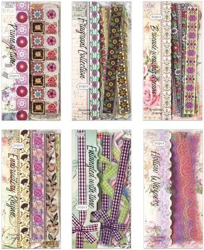 Woven Whispers Sticker Series Scrapbooking Supplies for Junk Journal, 120 Sheets PET Stickers - Vintage Journaling Stickers