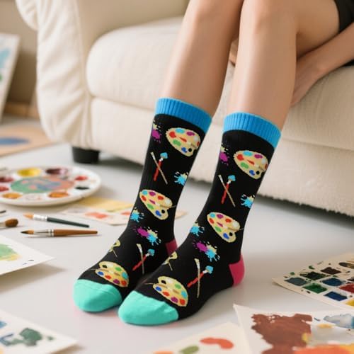 GOLIN Novelty Socks for Women - Funny Gifts for Her, Mom, Grandma and Coworker