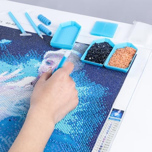 55PCS Diamond Art Accessories Tools Multiple Sizes Diamond Painting Kits