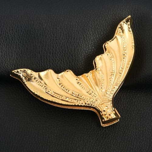 Vintage Crocodile Head Journal Clip - 3.4 Inch Heavy Duty Alligator Metal Book Clip Pin, Solid Decorative Bookmark Paper Organizer Notebook Holder Planner for Home Office Desk