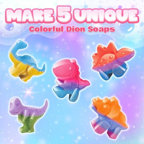 Dino Soap Kit, Science Craft for Kids 8-12, STEM Gift