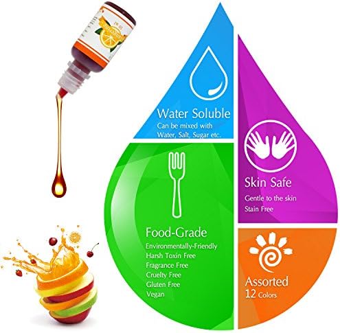 Bath Bomb Mold Set with Soap Colorant, Shrink Wrap Bags - Skin Safe Food Grade Soap Dye for Bath Bomb Making Supplies Kit - Liquid Dye for CP M&P Soap Coloring, Crafts - with Instructions Adult Hobby