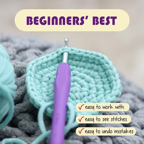 Crochet Kit for Beginners Adults and Kids - Beginner Crochet Kit for Adults with Step-by-Step Video Tutorials, Amigurumi and Crocheting Kit, Crochet Starter Kit with Beginner Yarn and Crochet Backpack