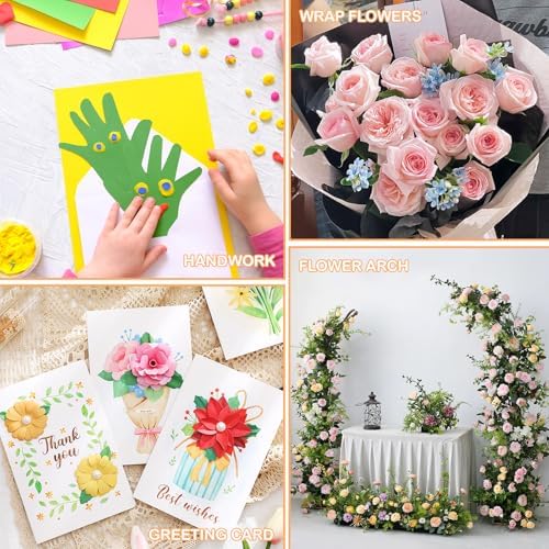 gegemaoyi Balloon Arch Kit - 98.4ft DIY Balloon Garland Strip with 600Pcs Clear Glue Point Dots, Removable Adhesive Tape for Balloon Arch Decorations, Wedding & Craft Decor