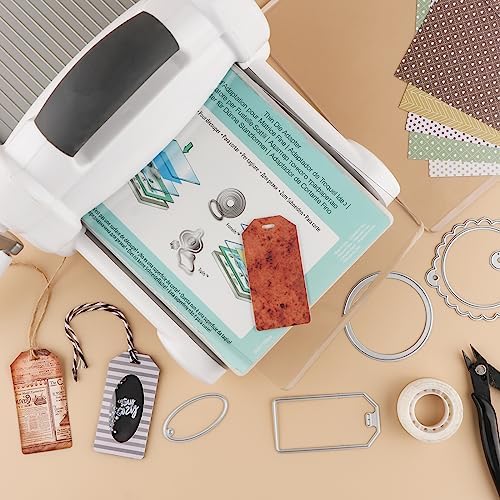 3 Pcs/Set Cutting Pad and Metal Shim Set for Die Cutting Machine – 2 Clear Polycarbonate Cutting Plates 8.75"x6" & 1 Stainless Steel Metal Shim 8.5"x6" for Scrapbooking Die-Cutting & Embossing Crafts