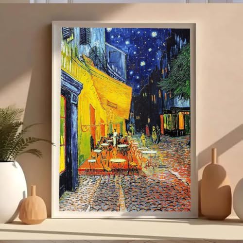 VeGuude Diamond Art Kits forAdult Café Terrace at Night Diamond PaintingKit