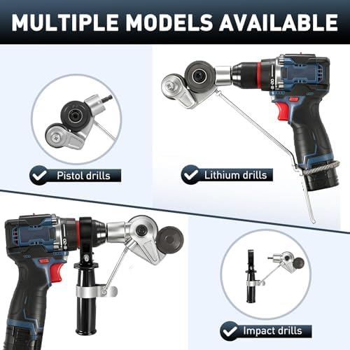 Metal Nibbler Drill Attachment, Heavy-Duty Sheet Metal Cutter for Electric Drill, Double-Cut Nibbler Tool for Fast Clean Cutting of Iron, Steel, Aluminum, Copper and Plastic Panels
