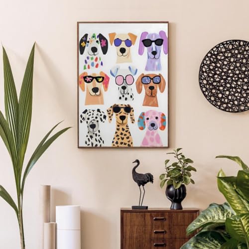 YOLENIX Portrait of a Puppy Diamond Art Kits for Adult Diamond Painting Kit