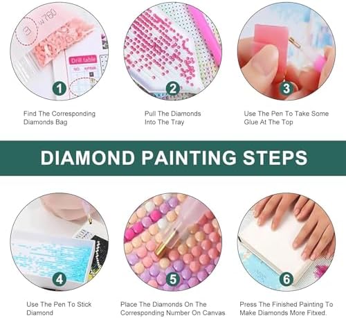 Xylogist Christmas Diamond Art Kits for Adults 12x16Inch