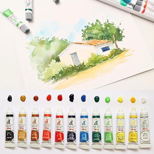 Pentel Arts Water Colors, Assorted Colors, Pack of 24 (WFRS-24)