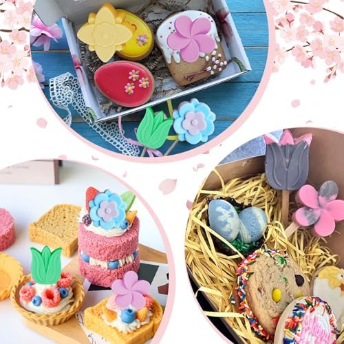Flower Silicone Molds Tulip Daisy Flower Soap Molds Tulip Shape Candle Mold