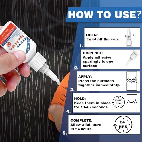 30g Silicone Glue - Strong Adhesive for Repairs and Sealing