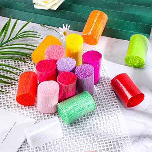 30 Assorted Colorful Yarn Bundles - Precut for DIY Crafts, Sewing & Knitting - Includes Cutter