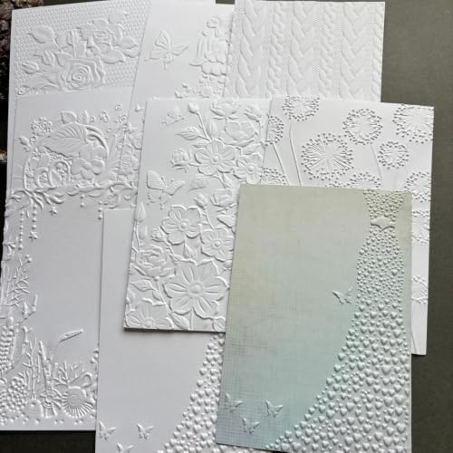 Underwater Coral Seaweed 3D Embossing Folder, Ocean Bottom Border Textured Plastic Stencil for DIY Scrapbooking Card Making Paper Crafts