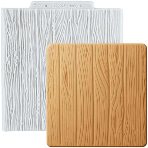 Tree Bark Texture Polymer Clay Molds Wood Grain Silicone Mold