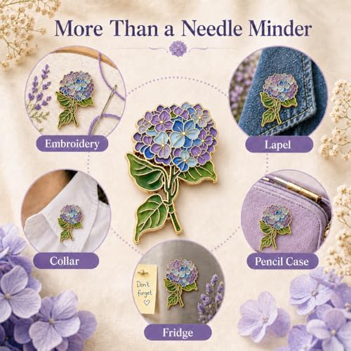 Magnetic Needle Minder for Cross Stitch, Needle Keeper for Embroidery